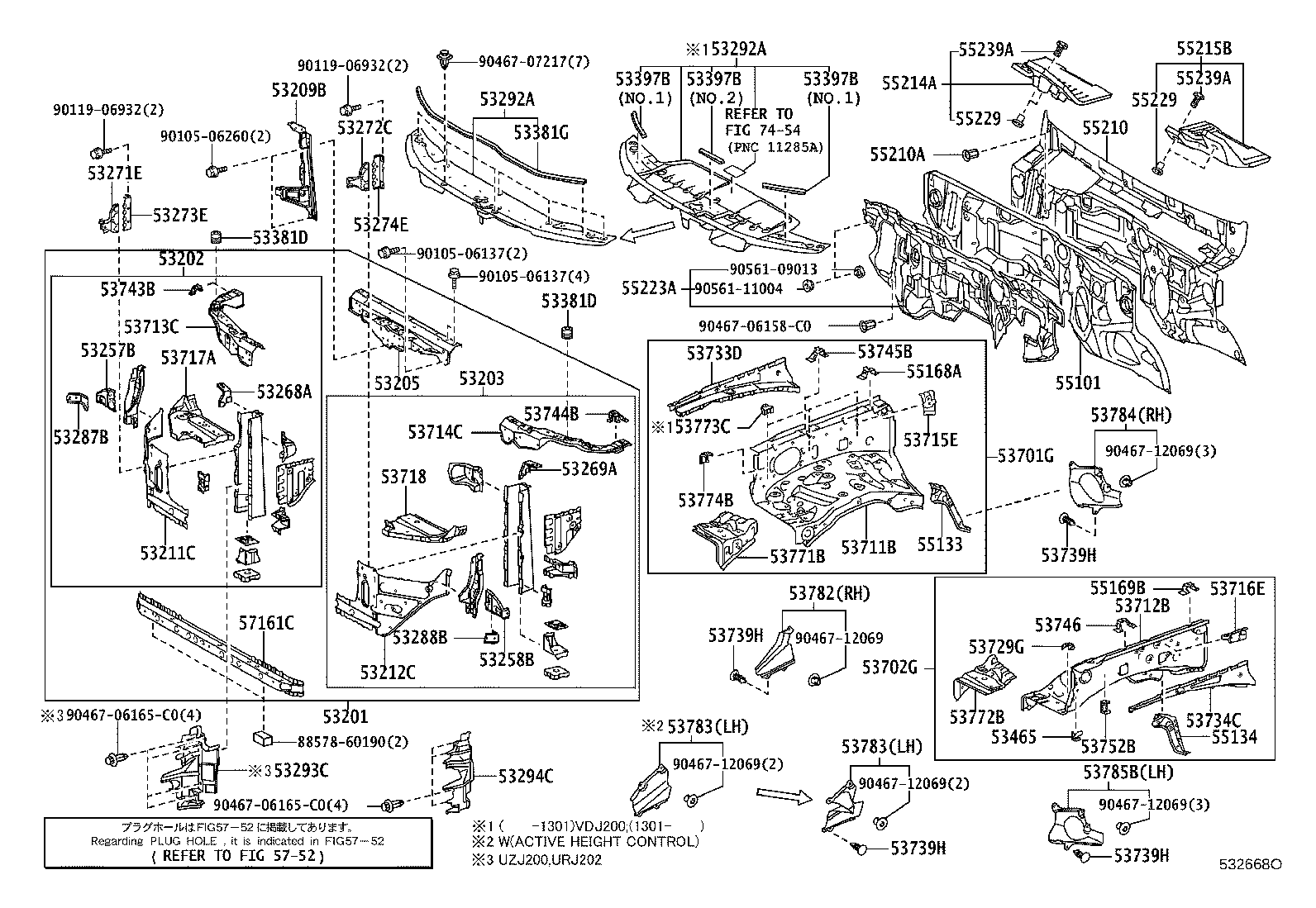 53266-60010 REINFORCEMENT, RADIATOR MOUNTING, LH product image