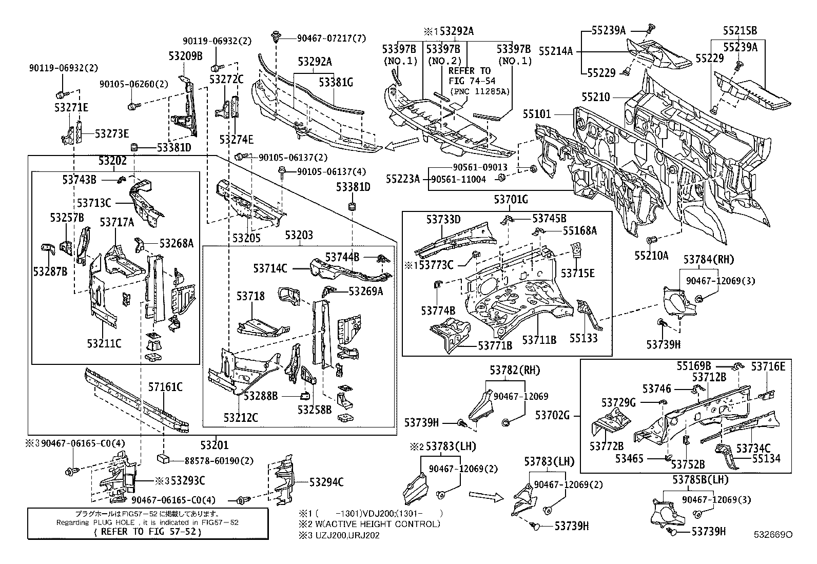 53266-60010 REINFORCEMENT, RADIATOR MOUNTING, LH product image
