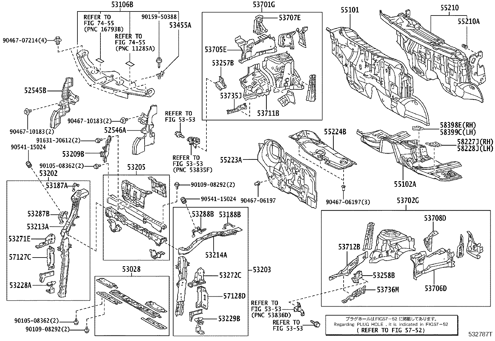 53228-28040 BRACKET, RADIATOR MOUNTING, LOWER NO.1 product image