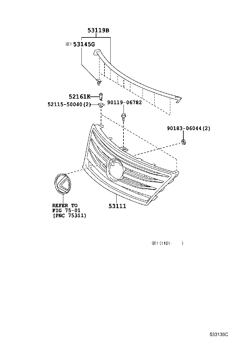 Thumbnail 2 for 53100-50906