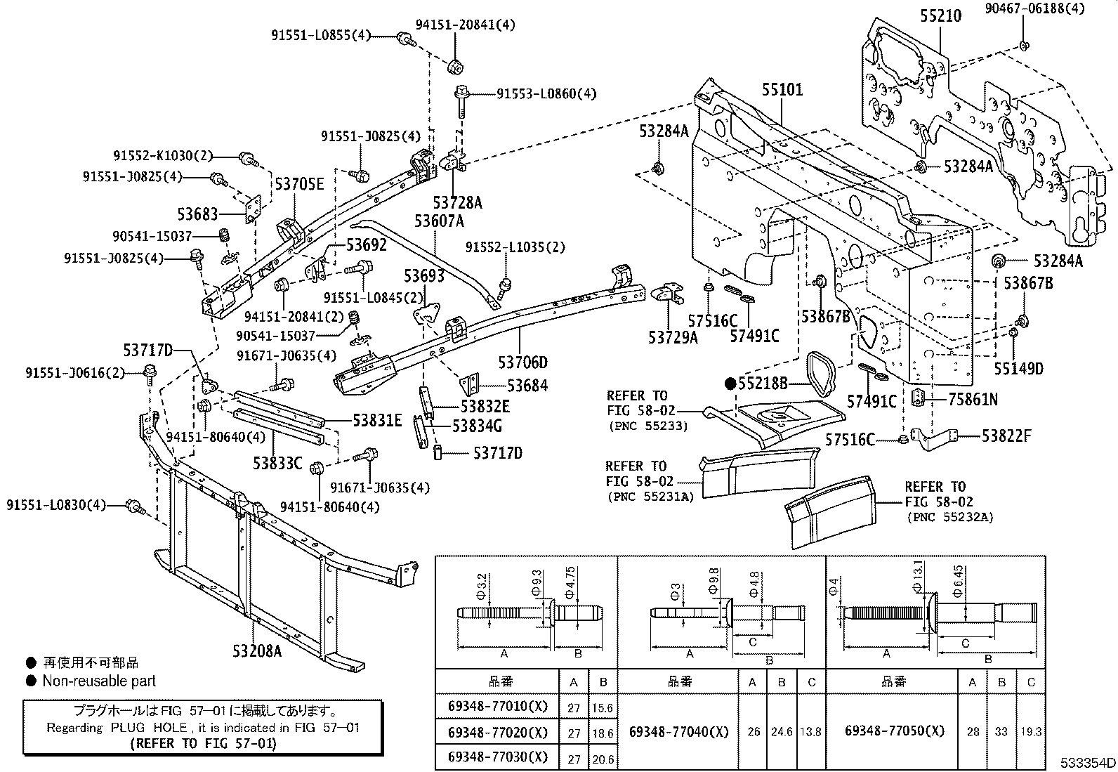 Toyota 55101-77010 PANEL SUB-ASSY, DASH