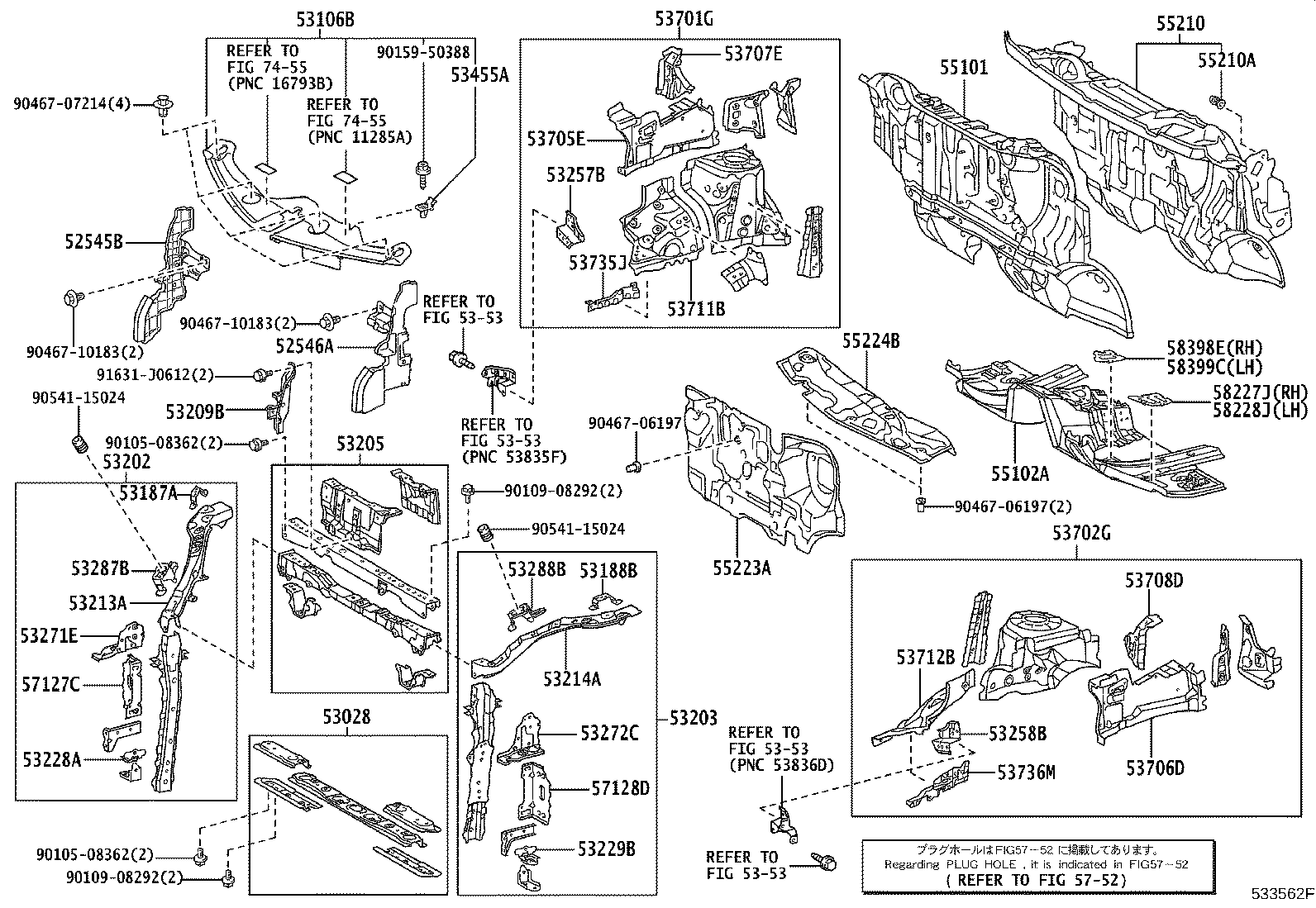 53228-28040 BRACKET, RADIATOR MOUNTING, LOWER NO.1 product image