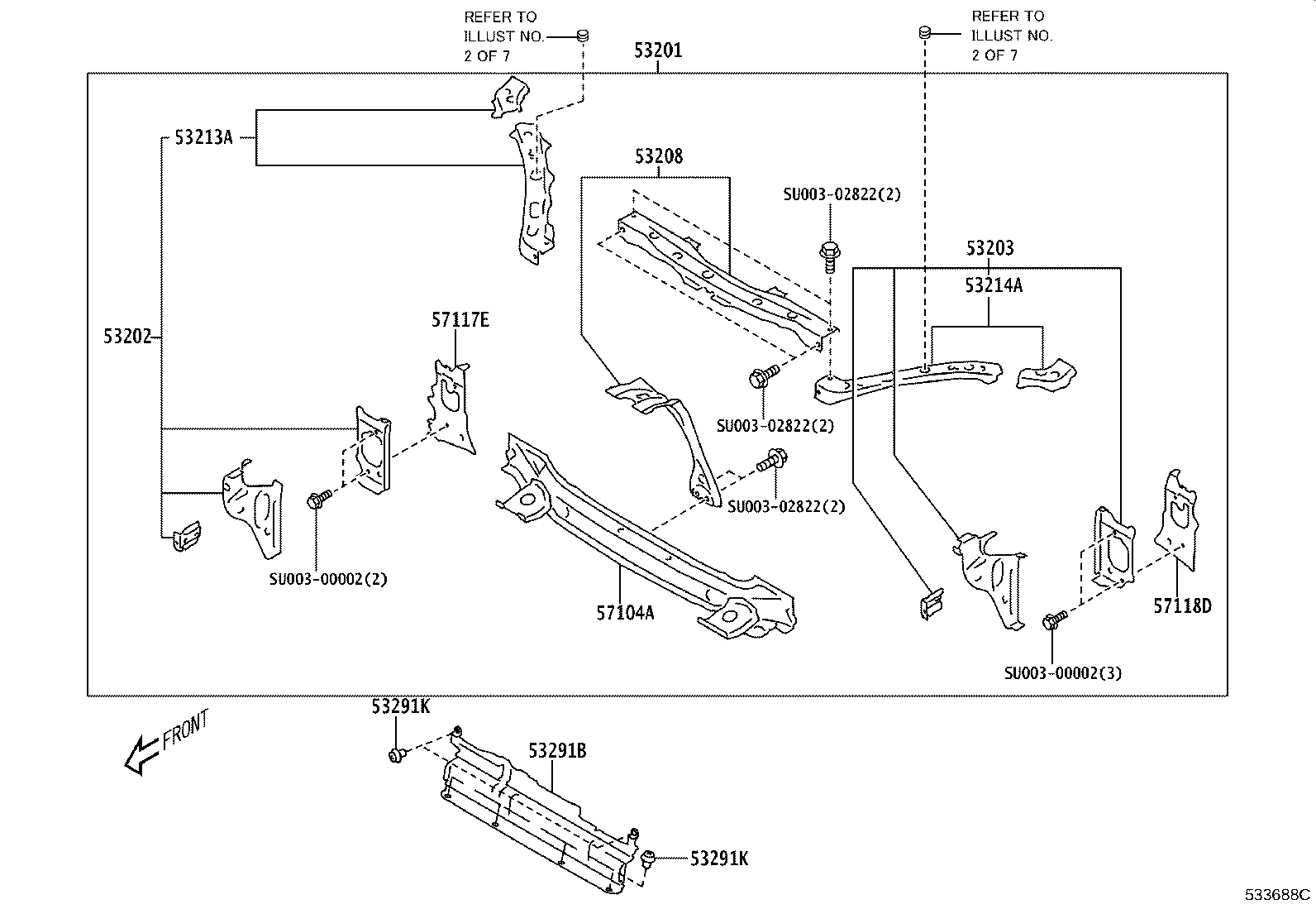 SU003-01310 APRON SUB-ASSY, FRONT FENDER, RH product image