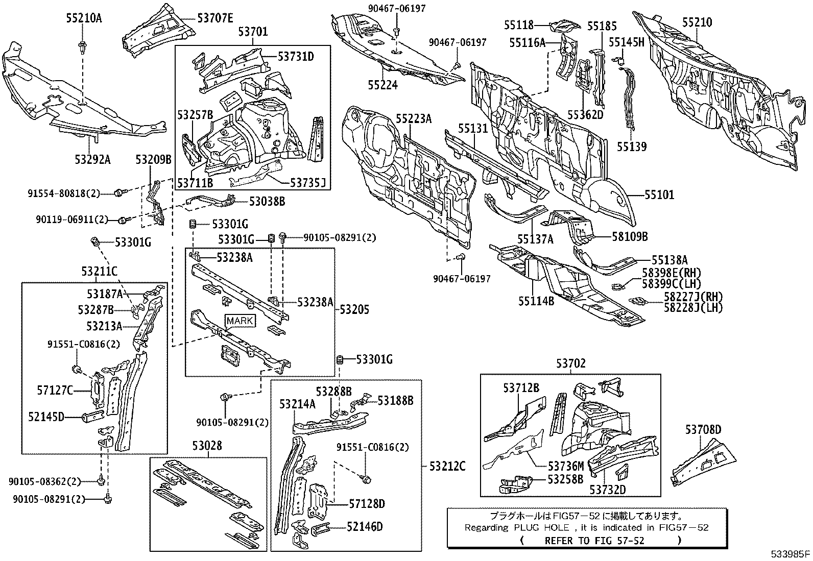 55111-2J500 PANEL SUB-ASSY, DASH product image