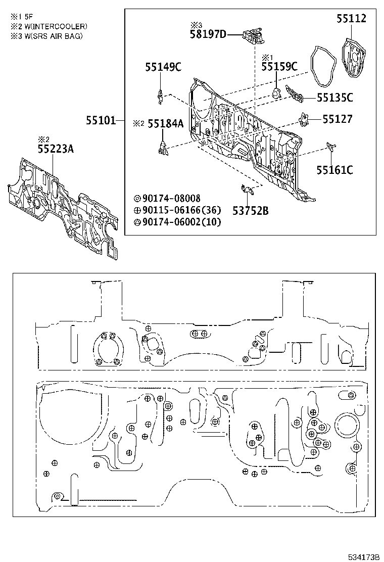 55015-0L020 PANEL SUB-ASSY, DASH product image
