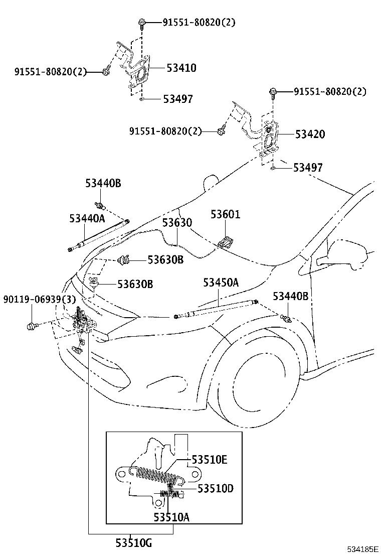 53510-48230 Toyota Reference Part product image
