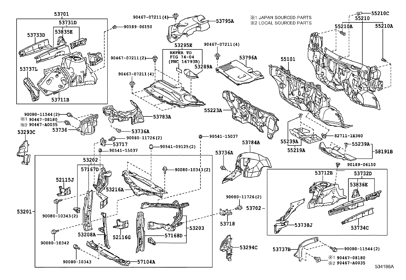 Thumbnail 2 for 53294-0E070