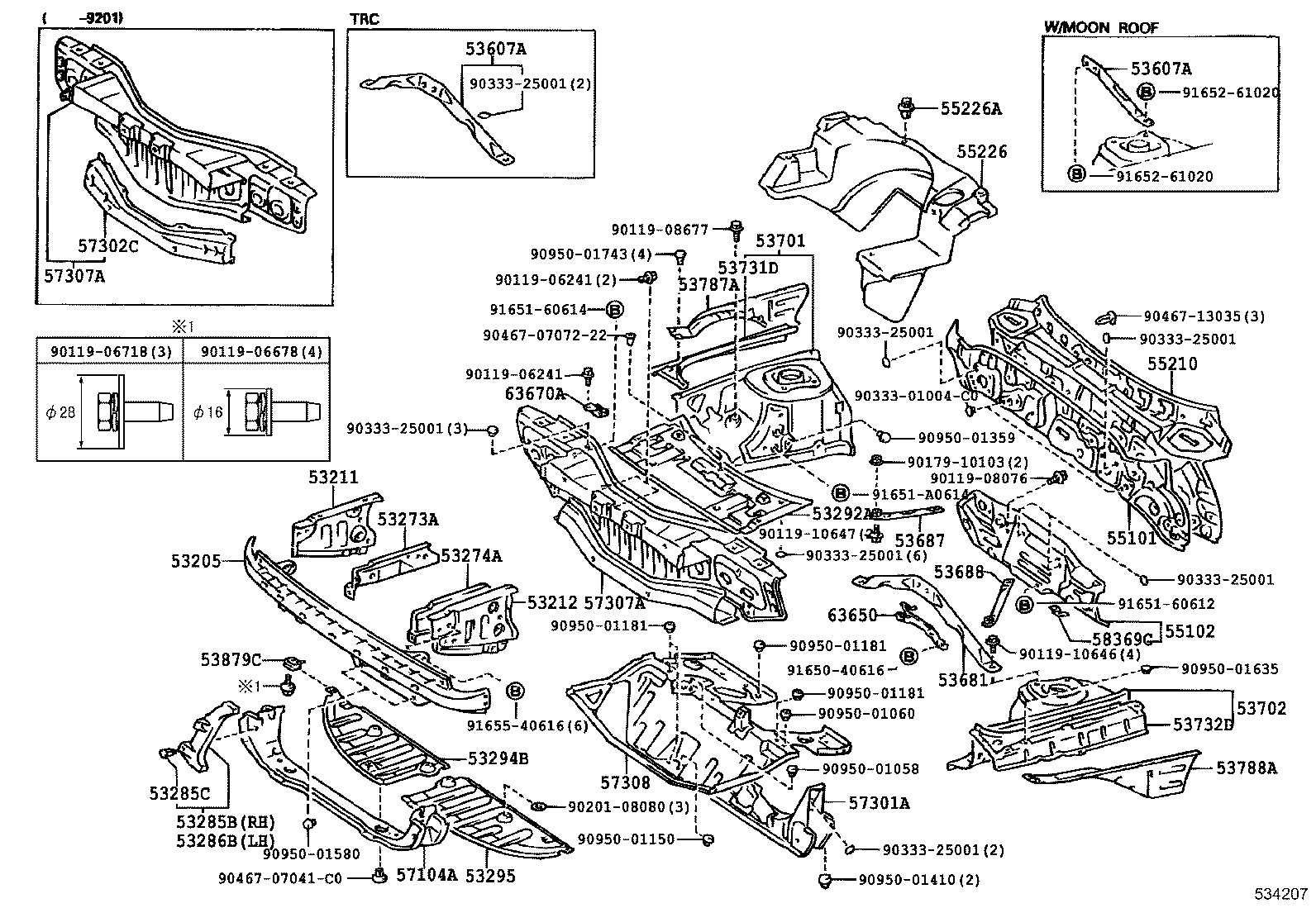 90467-11005 CLIP(FOR RADIATOR SIDE AIR SEAL) product image