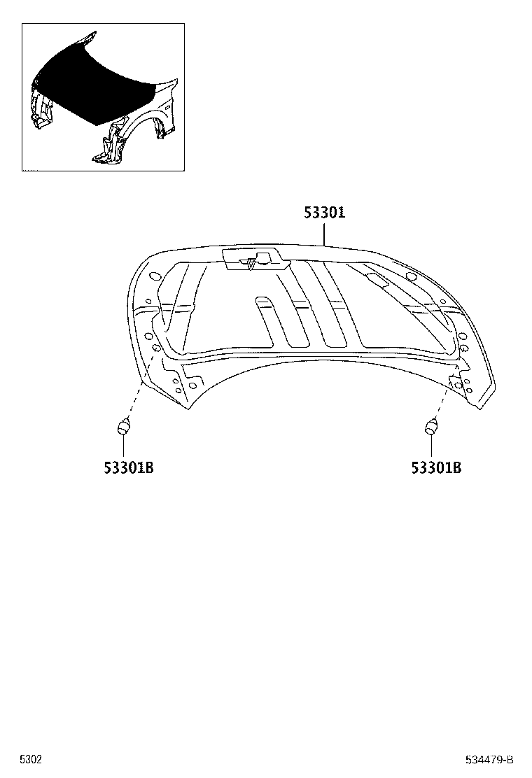 53802-B2140 FENDER SUB-ASSY, FRONT LH product image