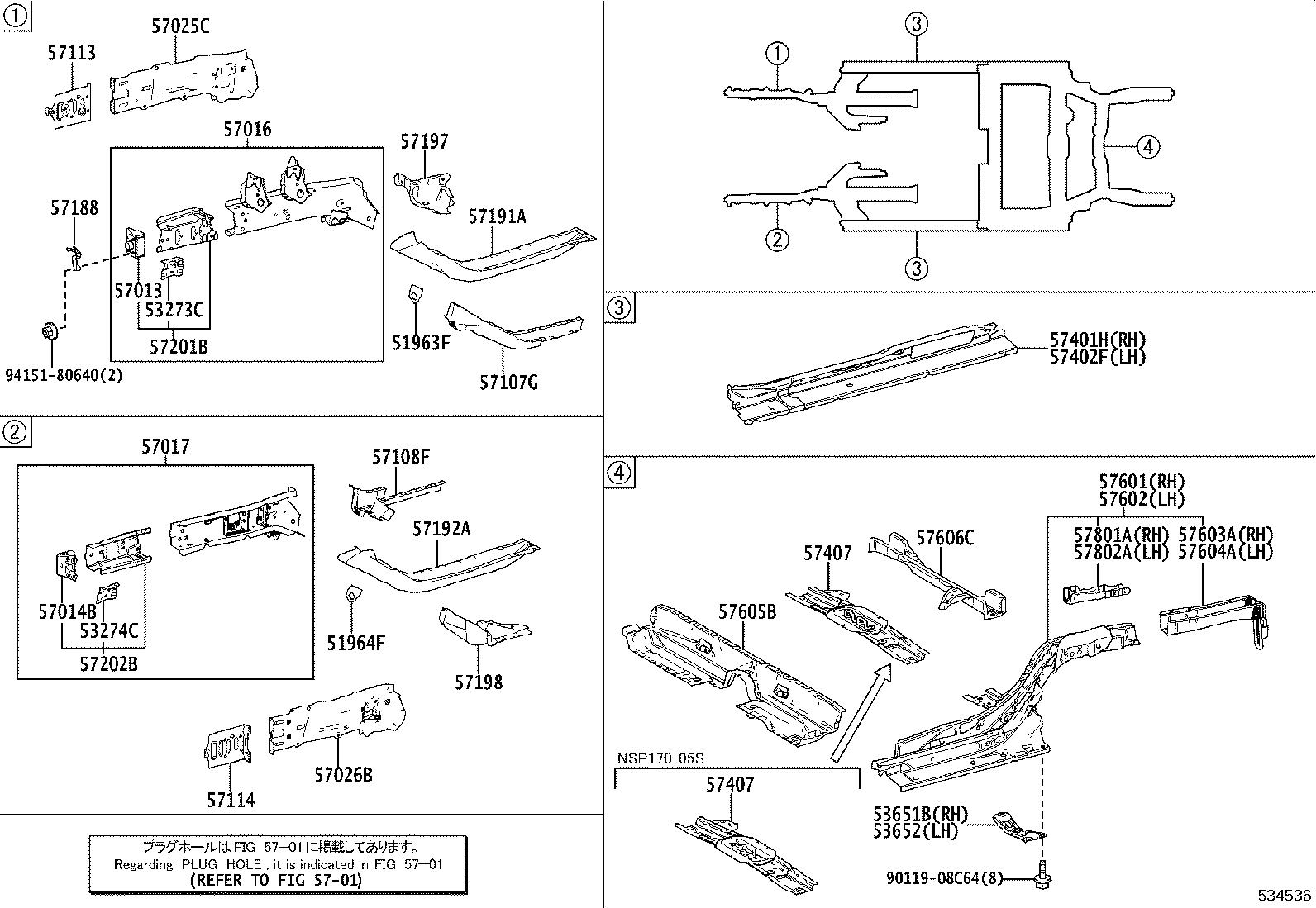 53273-52030 REINFORCEMENT, RADIATOR SUPPORT, RH product image