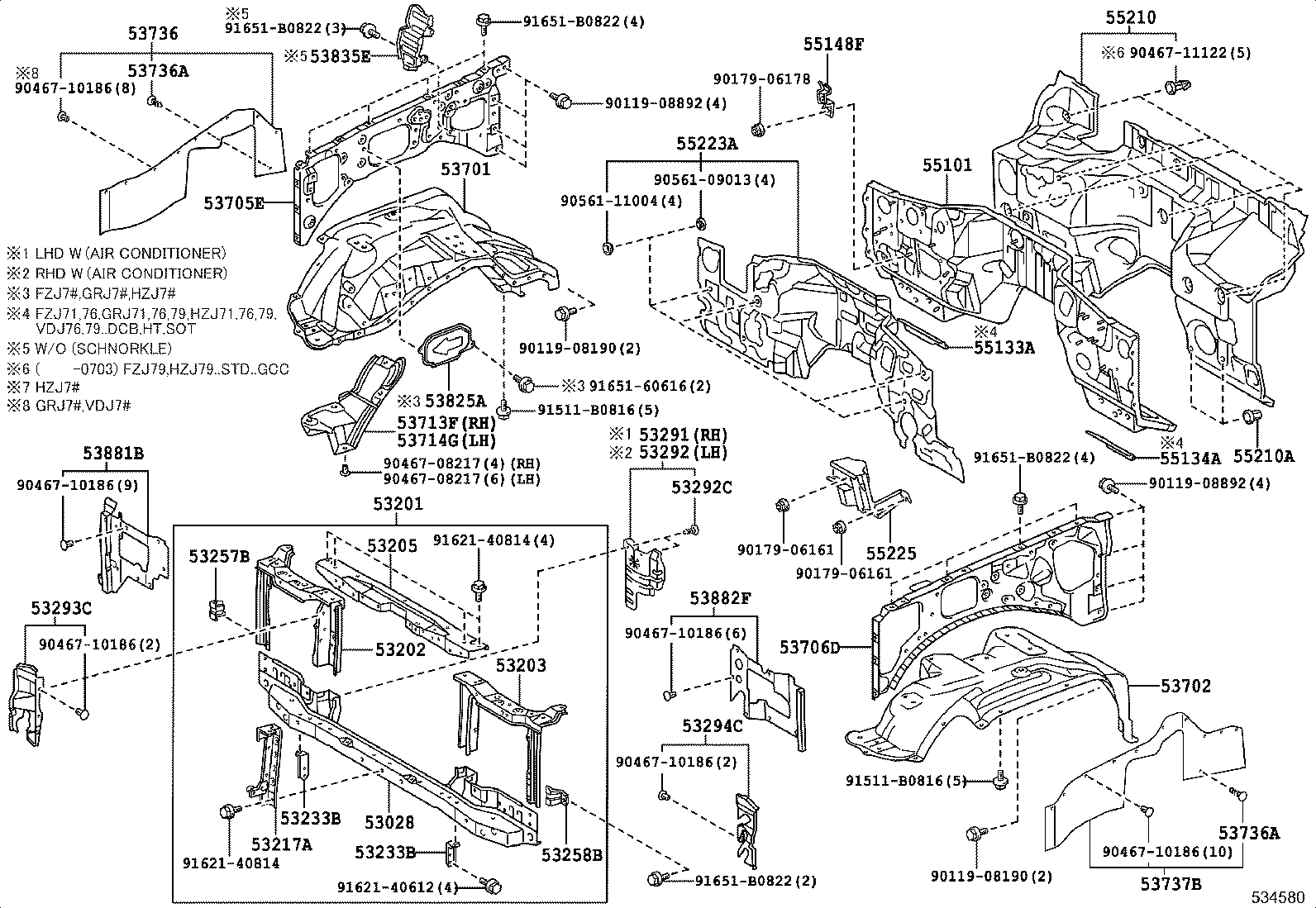53702-60A60 APRON SUB-ASSY, FRONT FENDER, LH product image