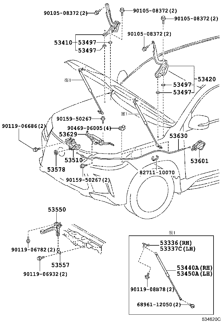 Thumbnail 2 for 53450-0W320