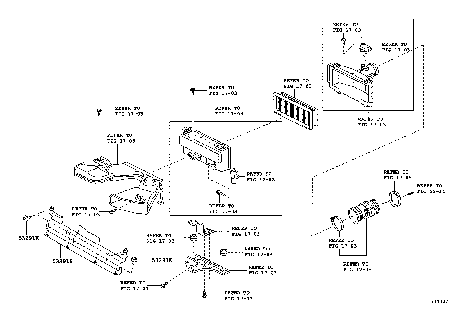 16712-53010 PLATE, RADIATOR COVER product image