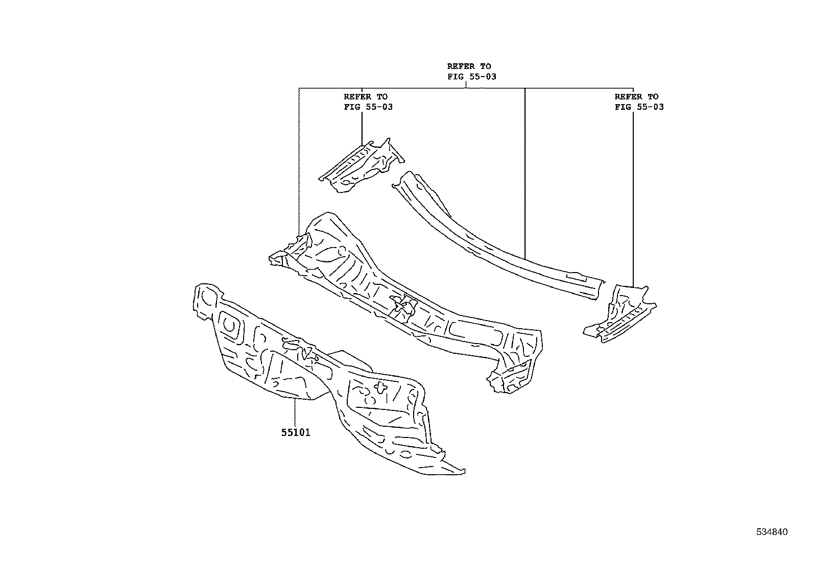 16712-53010 PLATE, RADIATOR COVER product image