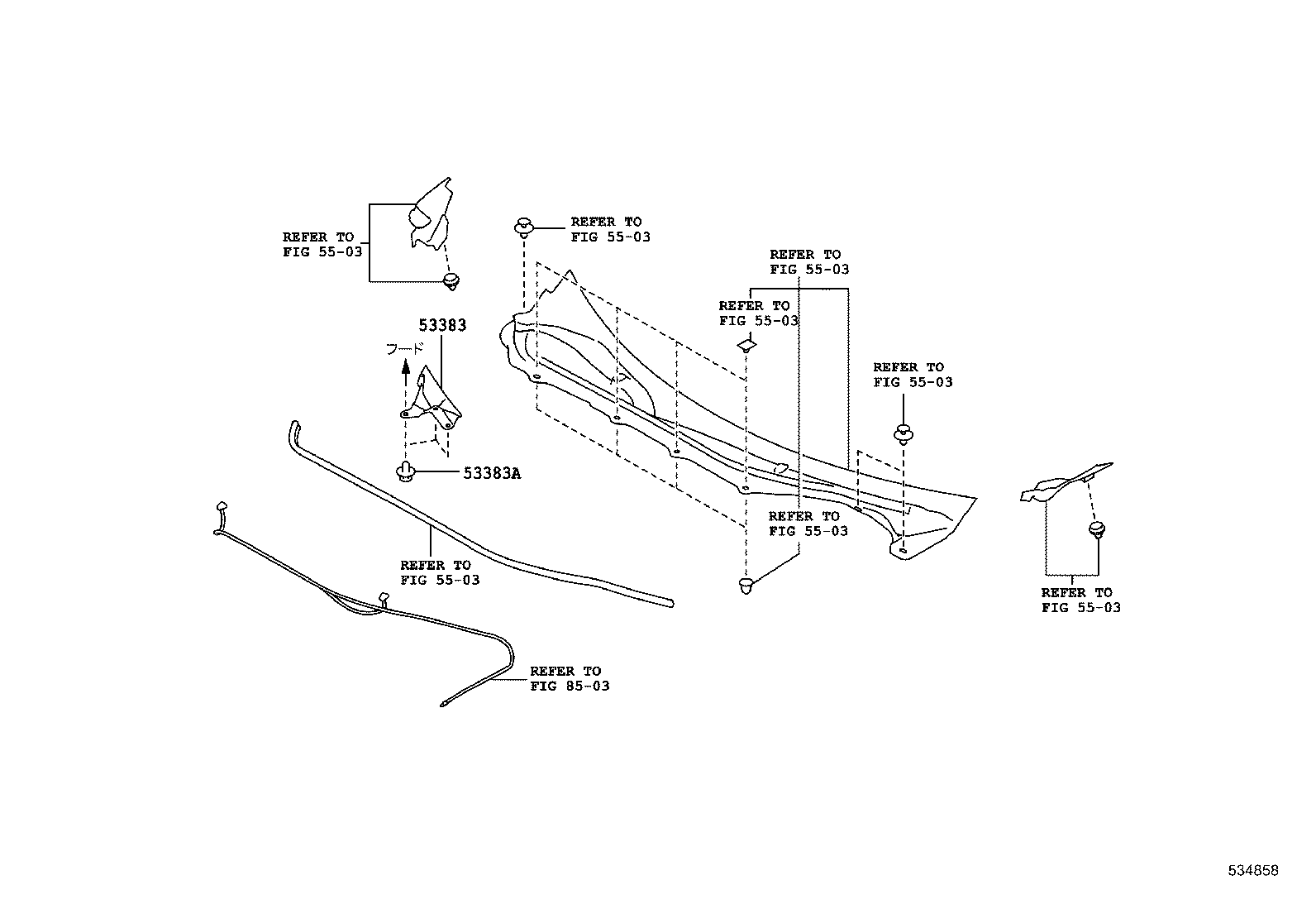 53802-18030 FENDER SUB-ASSY, FRONT LH product image