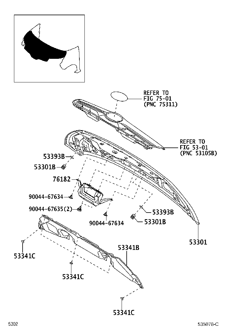 53812-B1300 FENDER SUB-ASSY, FRONT LH product image