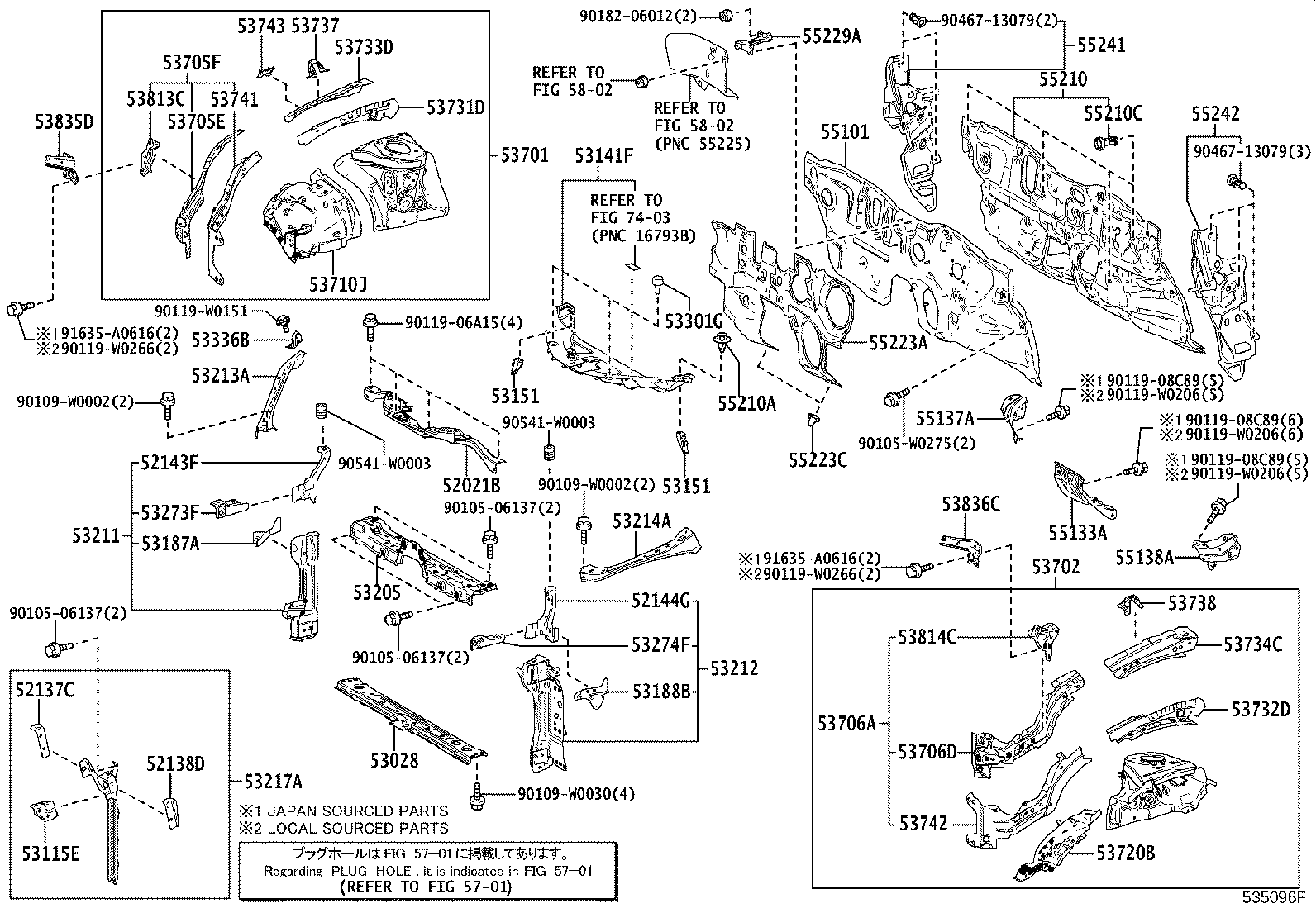 16595-0T380 GUIDE, RADIATOR AIR, NO.1 LH product image