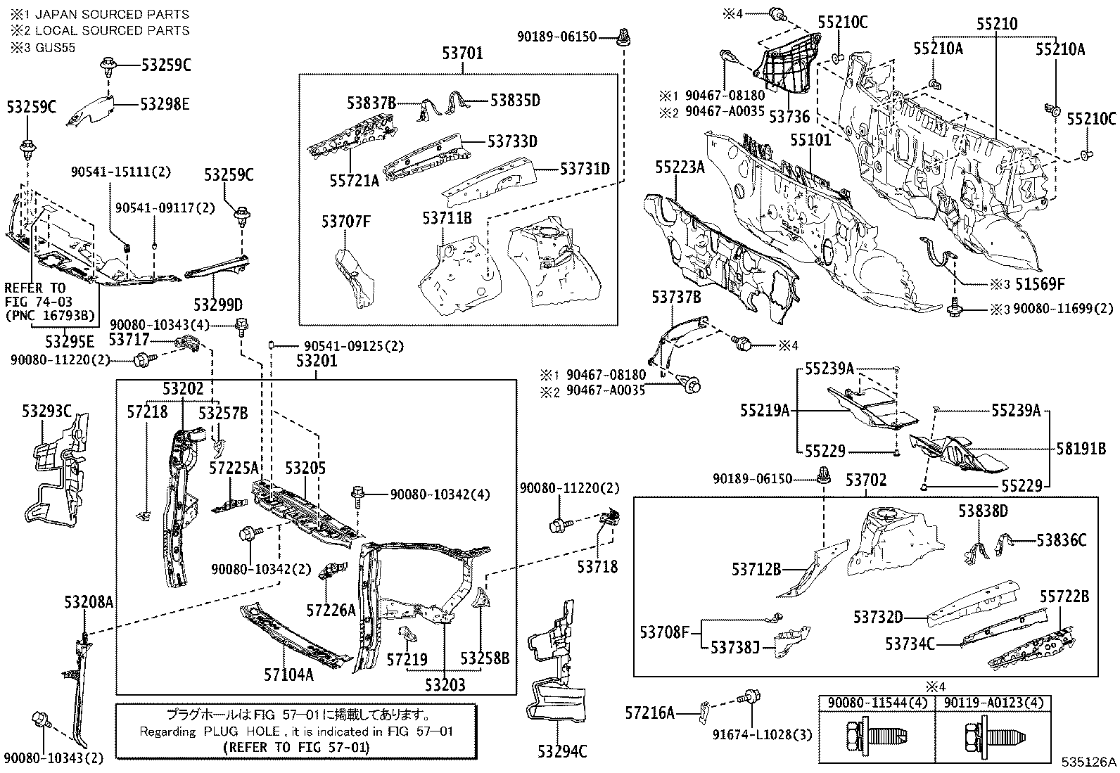 Thumbnail 2 for 53294-0E100