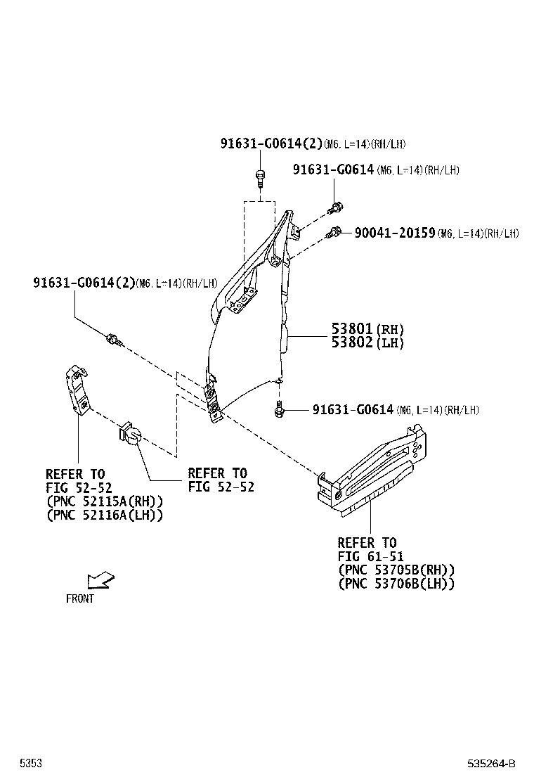 90044-67551 CLIP(FOR HOOD INSULATOR) product image