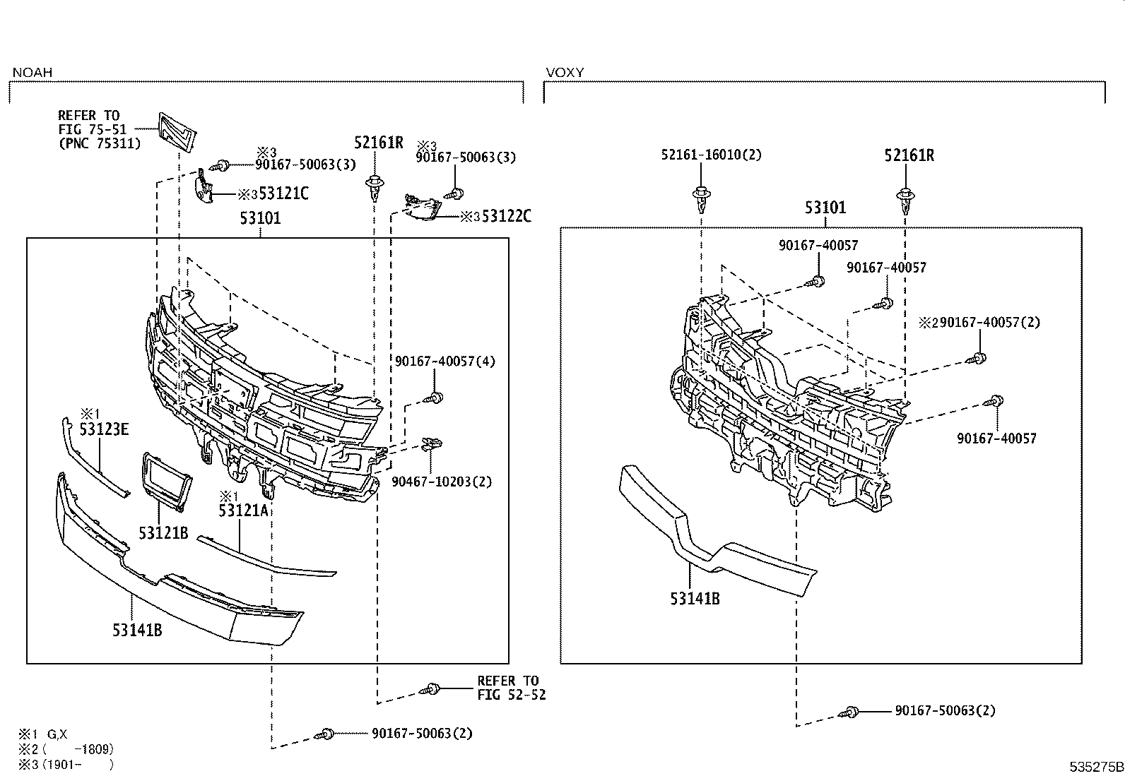 53111-28740 GRILLE, RADIATOR product image