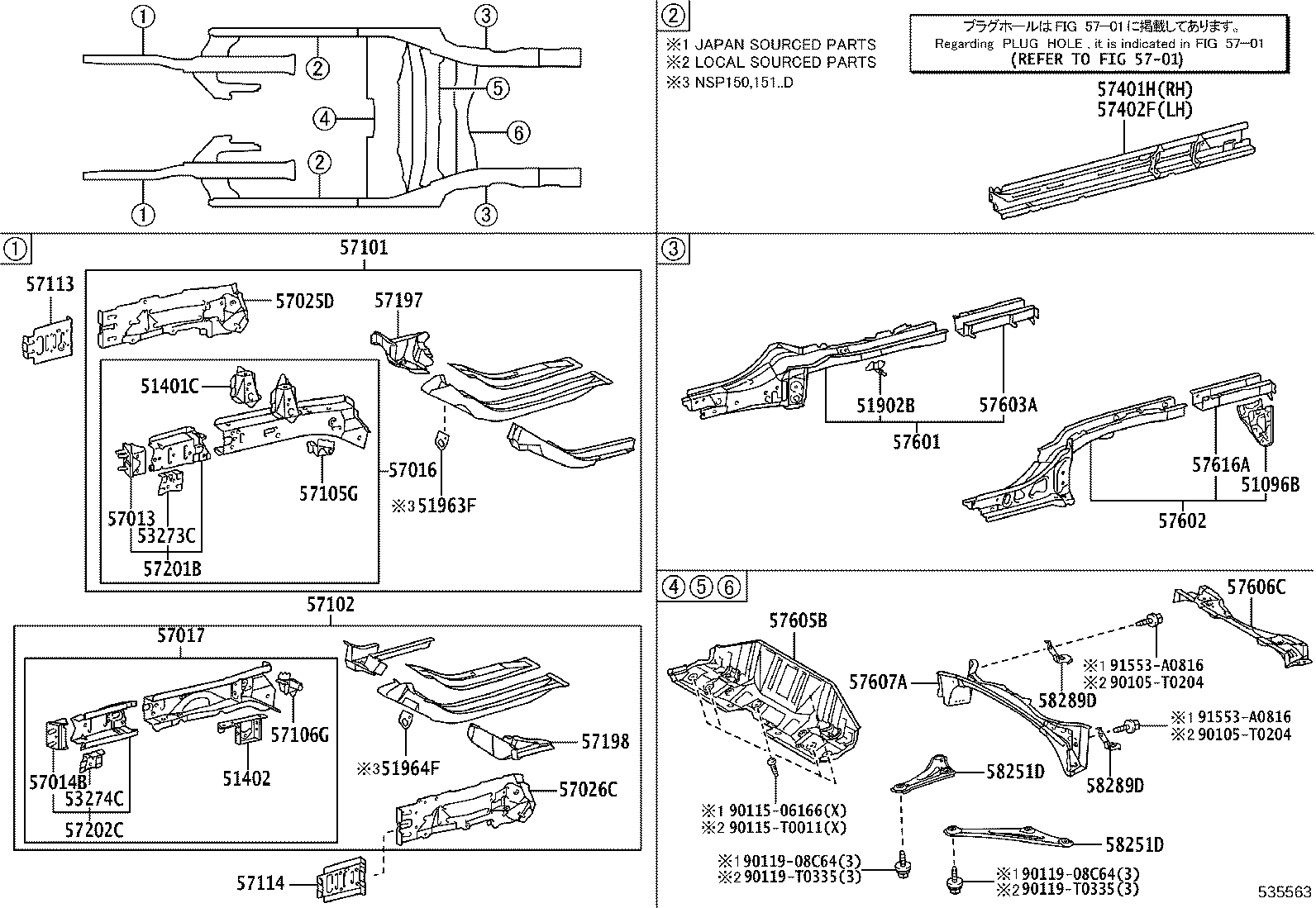 51402-0D040 BRACKET SUB-ASSY, ENGINE FRONT MOUNTING, LH product image