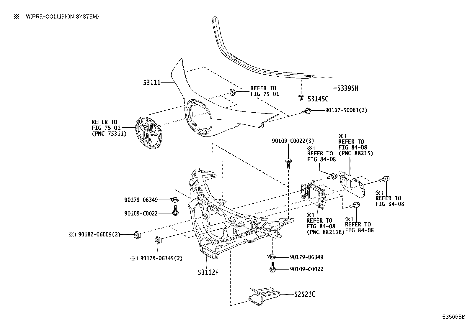 53111-F4040 GRILLE, RADIATOR product image