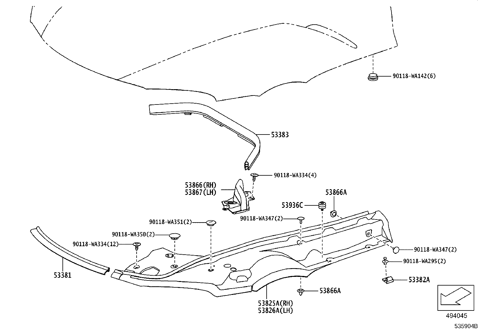 Thumbnail 2 for 61145-WAA01