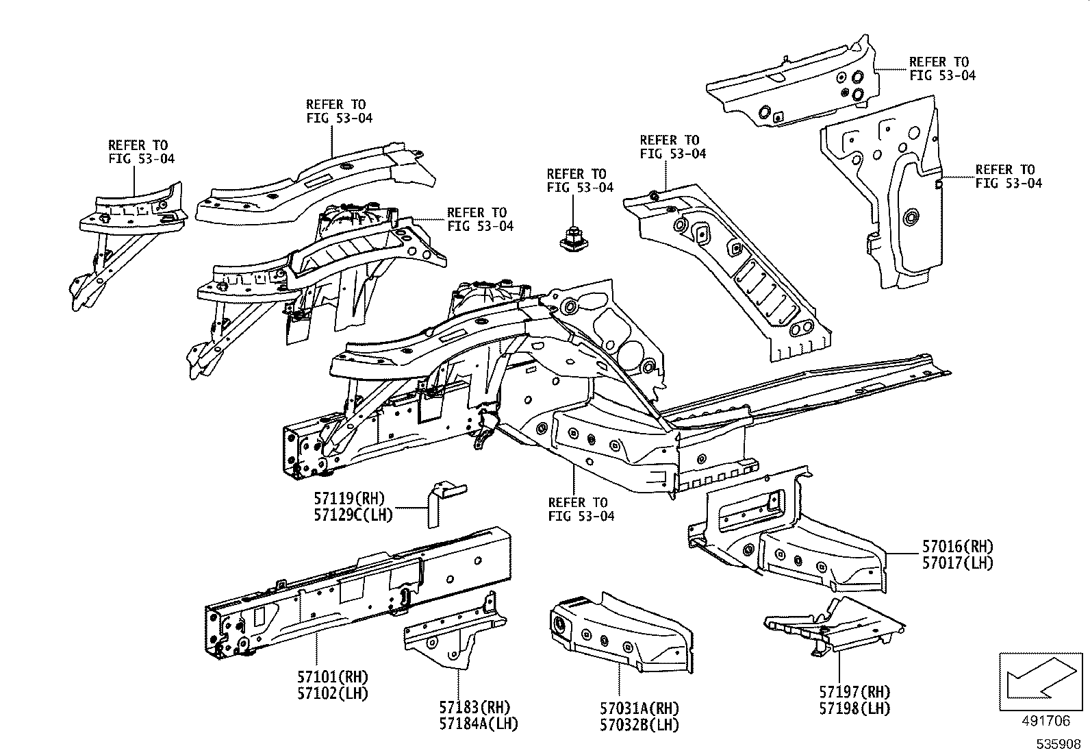 55114-WAA01 CROSSMENBER SUB-ASSY, FLOOR, NO.3 product image