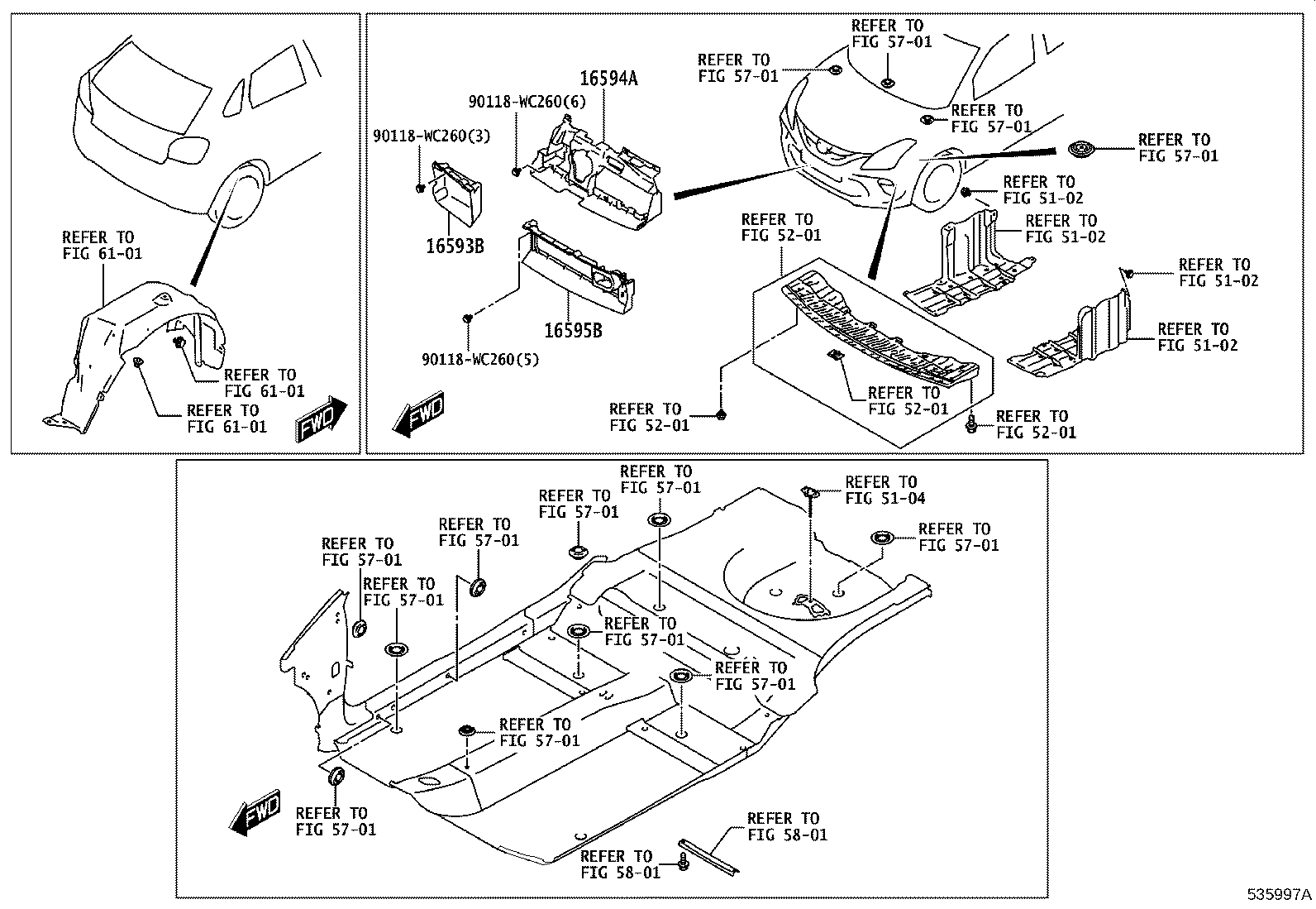 16691-WC001 GUIDE, RADIATOR AIR, NO.1 RH product image
