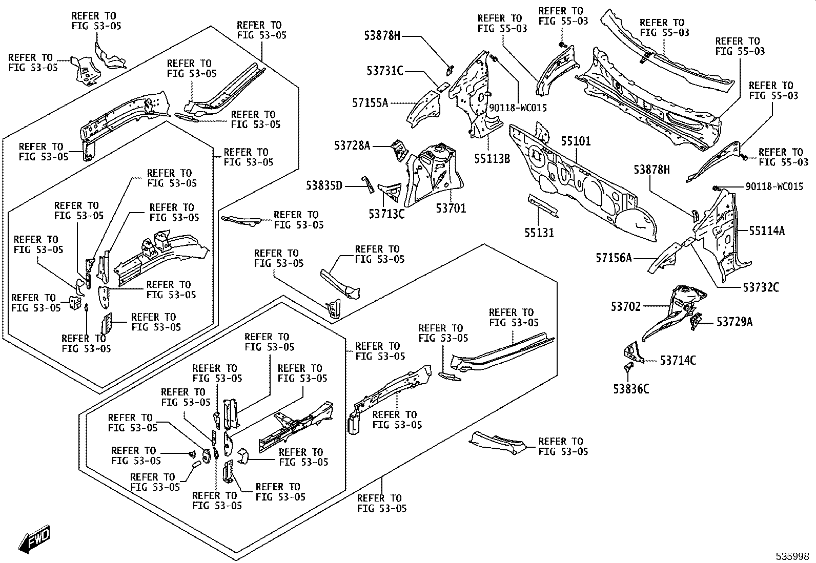 16691-WC001 GUIDE, RADIATOR AIR, NO.1 RH product image