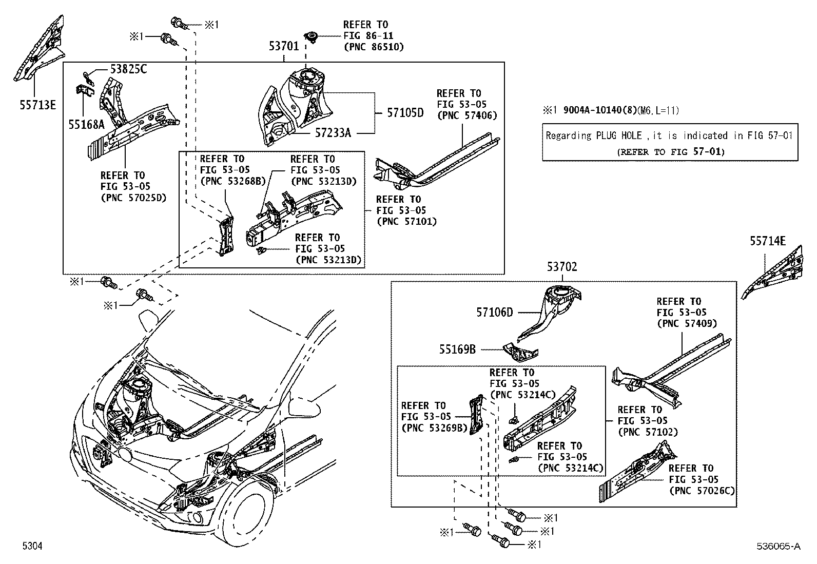 52130-BZ070 BRACKET ASSY, FRONT BUMPER SIDE MOUNTING, RH product image