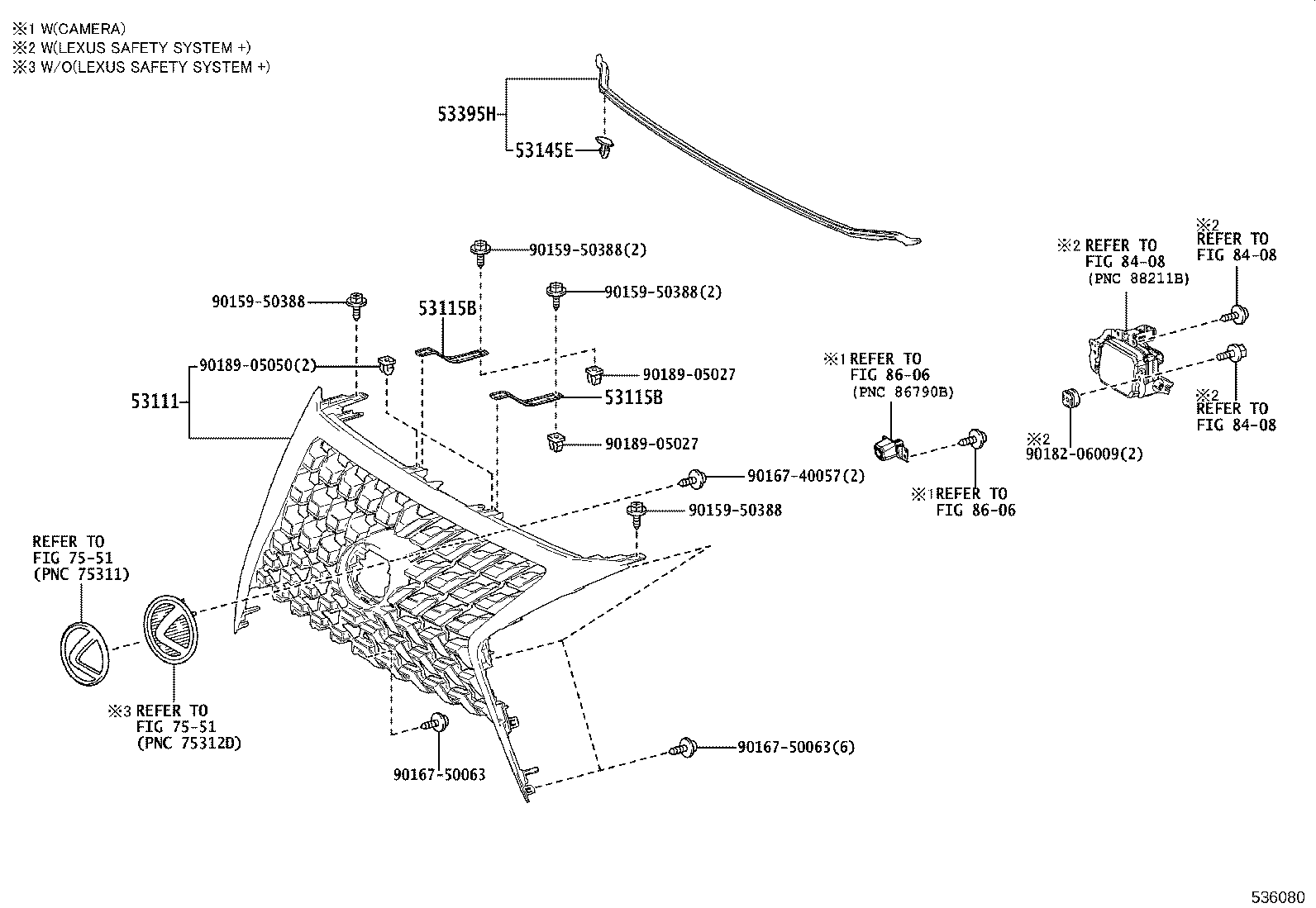 53101-60G60 GRILLE, RADIATOR product image