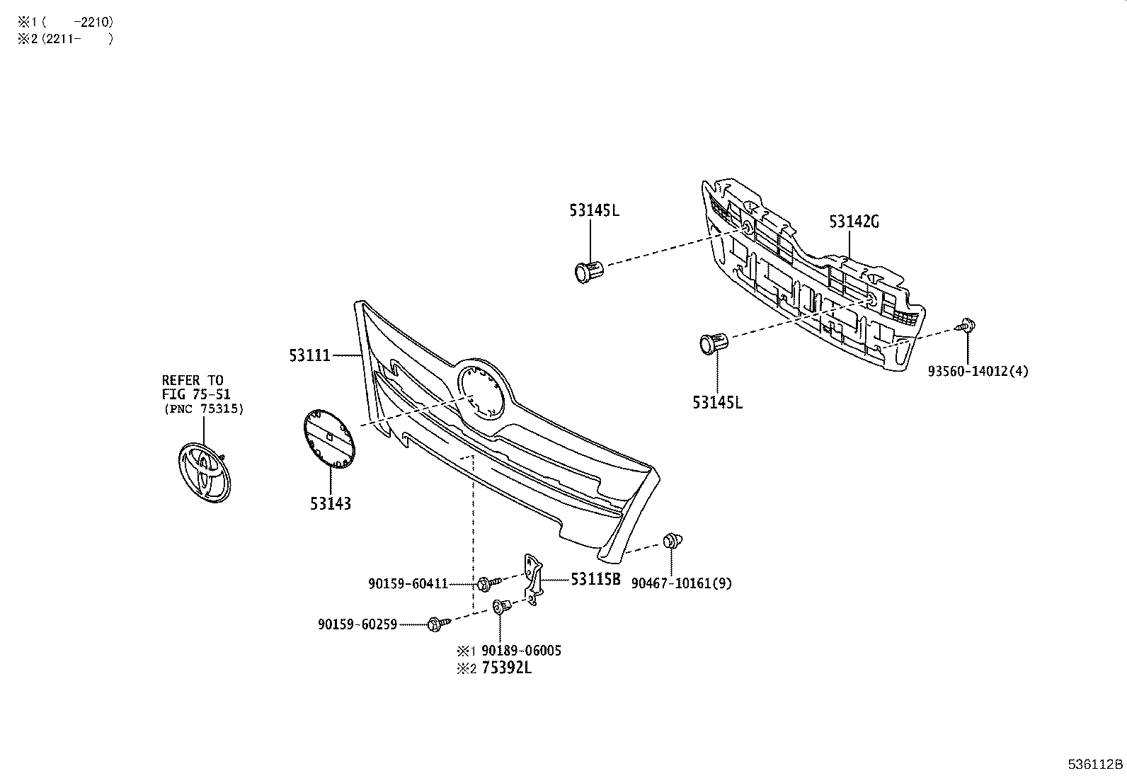 53111-37A40 GRILLE, RADIATOR product image