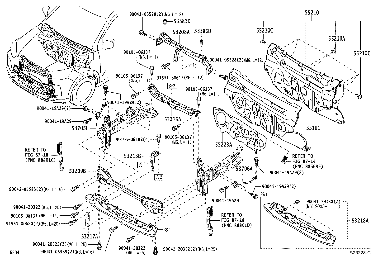 53702-B1900 APRON SUB-ASSY, FRONT FENDER, LH product image