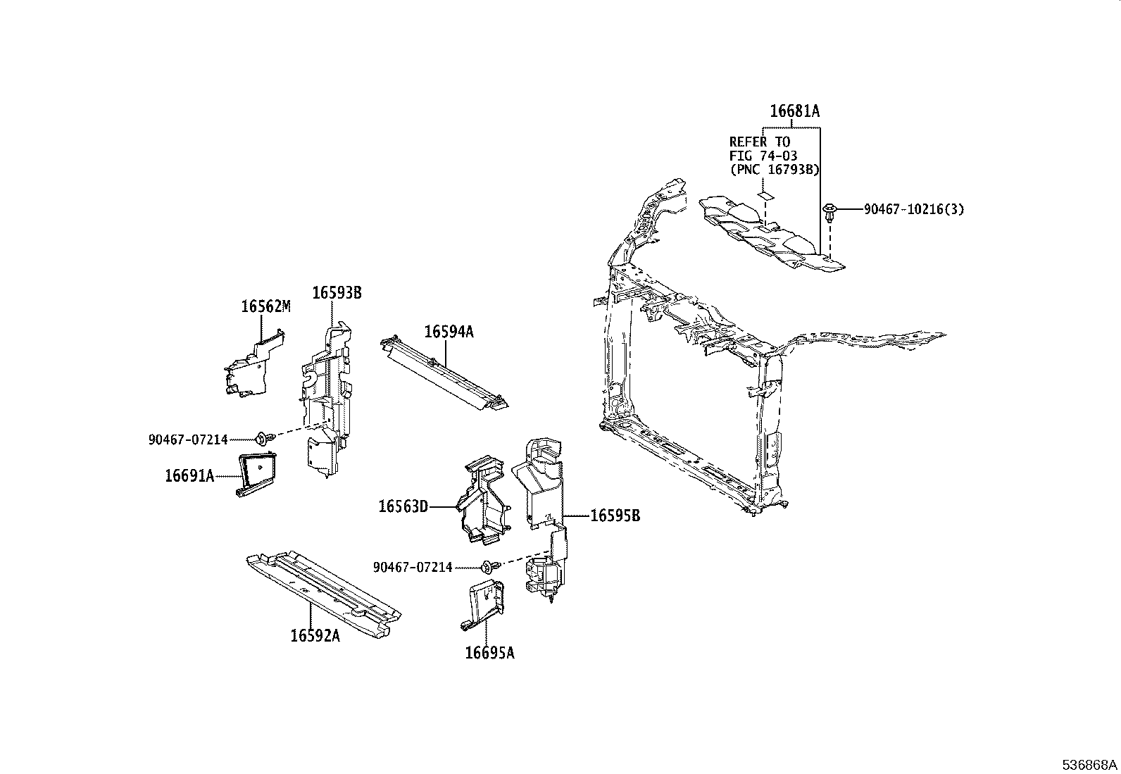 16563-25040 Toyota Reference Part product image