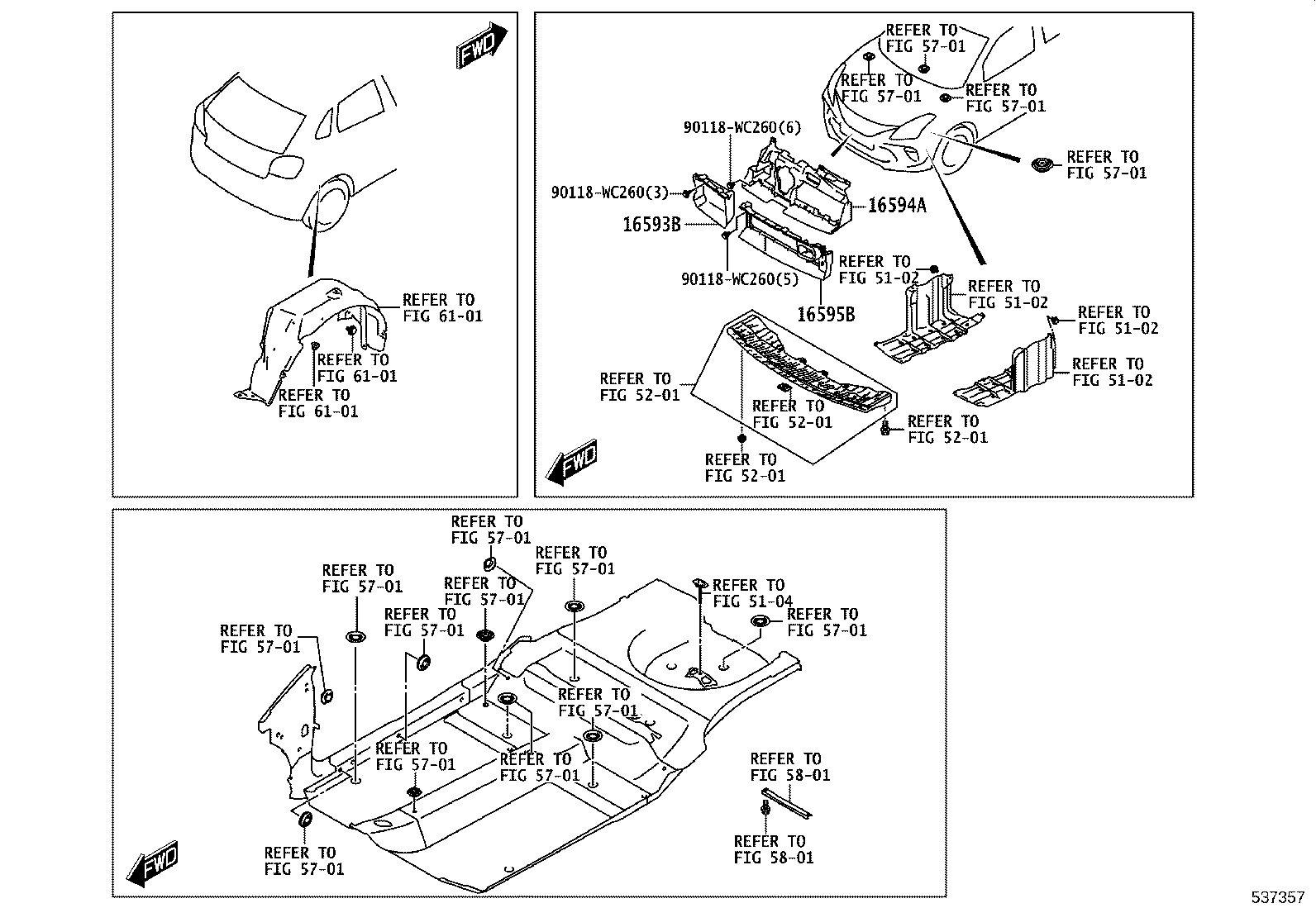 53710-WC002 APRON SUB-ASSY, FRONT FENDER, RH product image