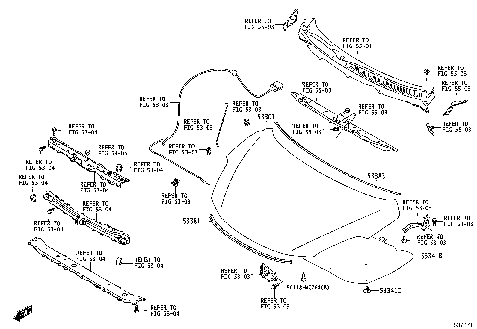 53811-WC003 FENDER SUB-ASSY, FRONT RH product image