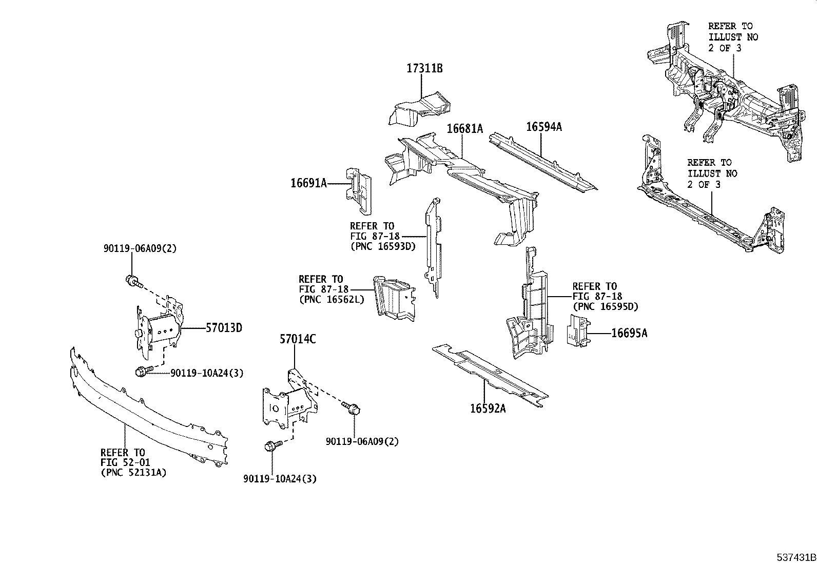 53702-52260 APRON SUB-ASSY, FRONT FENDER, LH product image