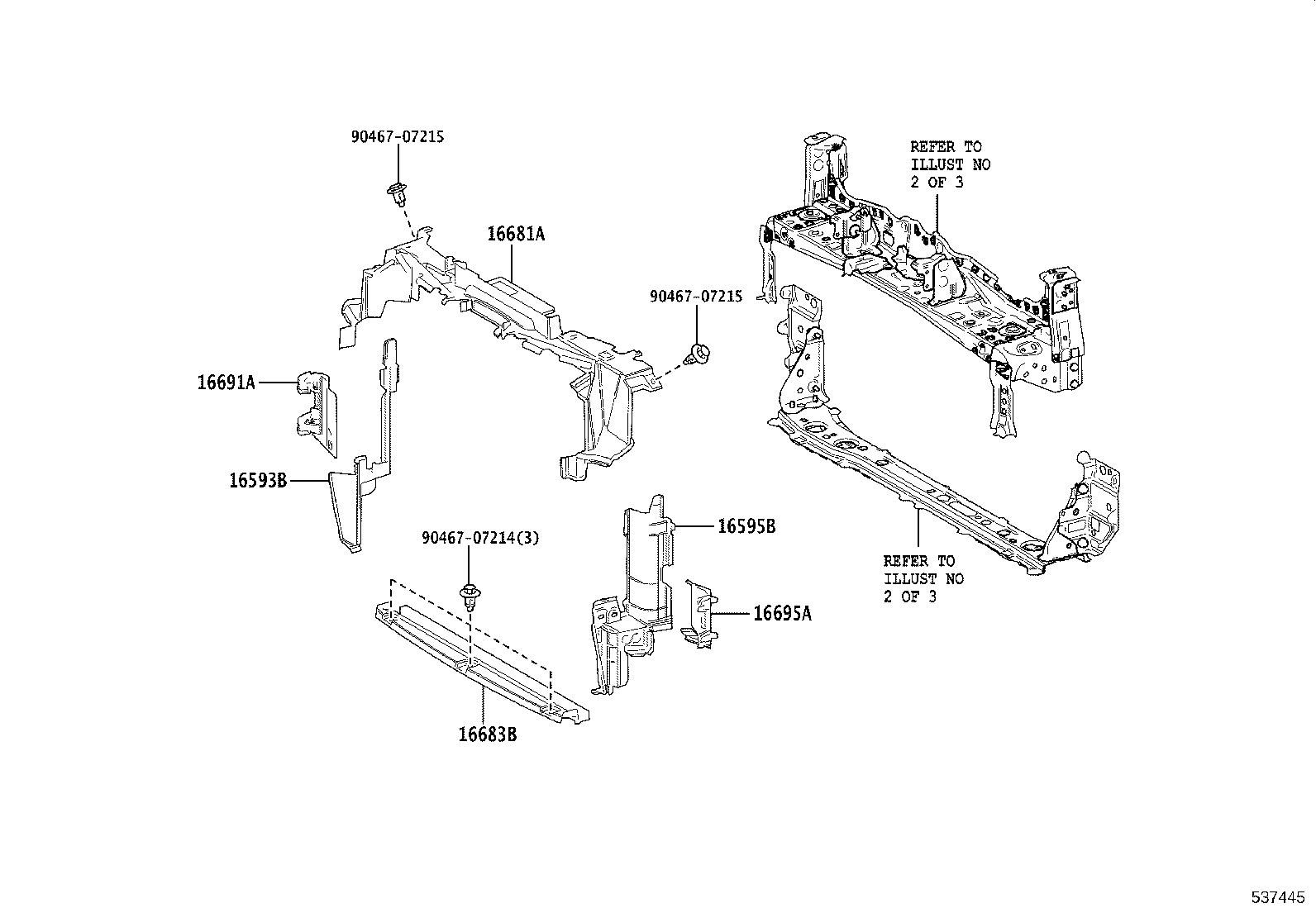 53701-52360 APRON SUB-ASSY, FRONT FENDER, RH product image