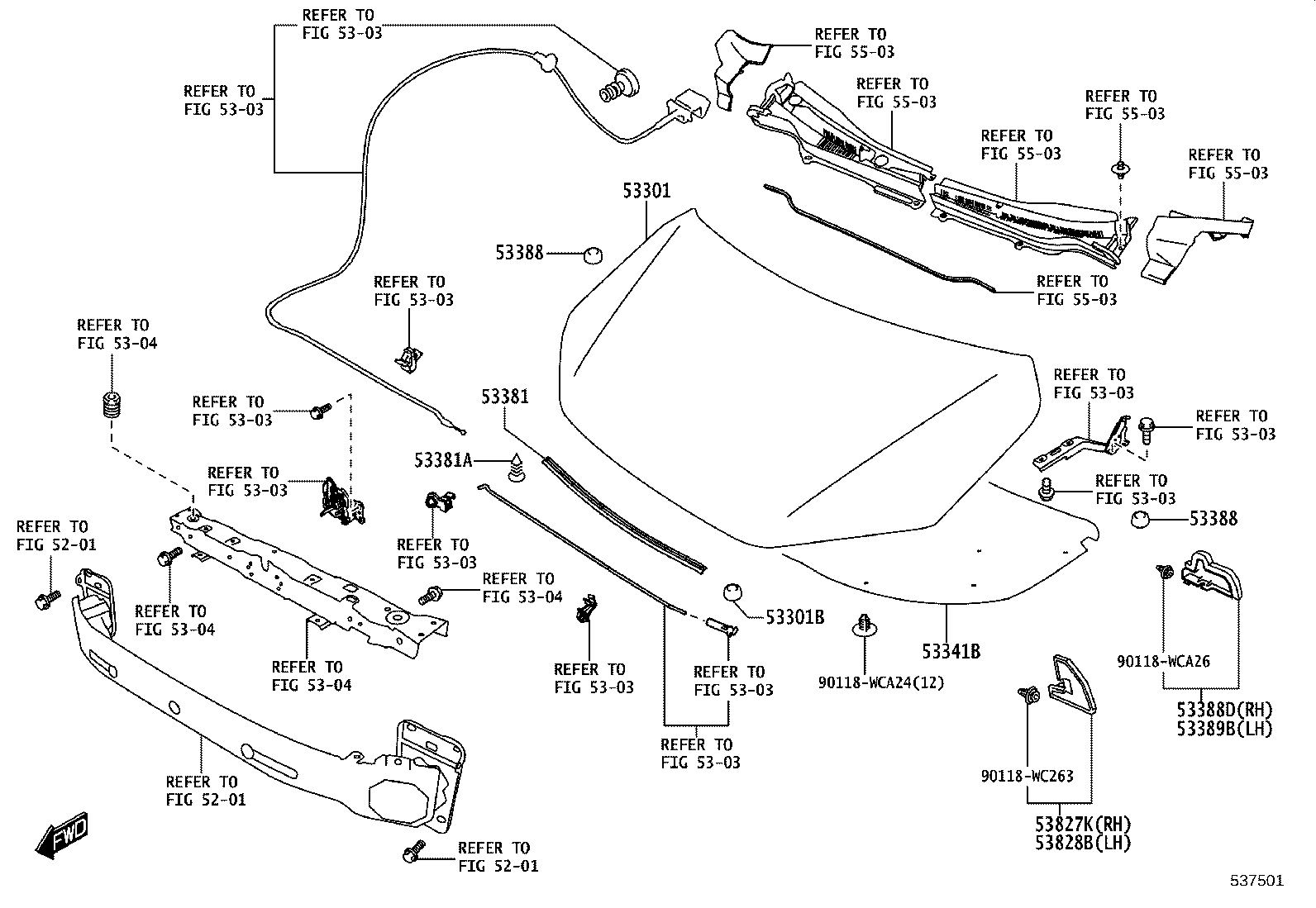 53811-WC005 PANEL, FRONT FENDER, RH product image