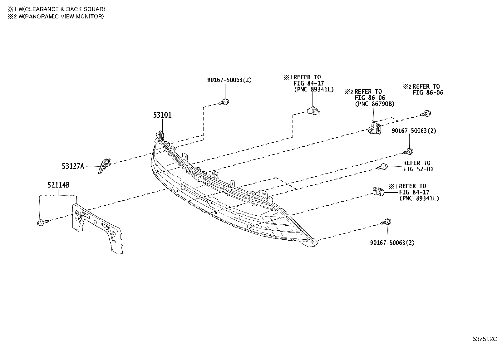 Toyota 53101-62140 GRILLE SUB-ASSY, RADIATOR