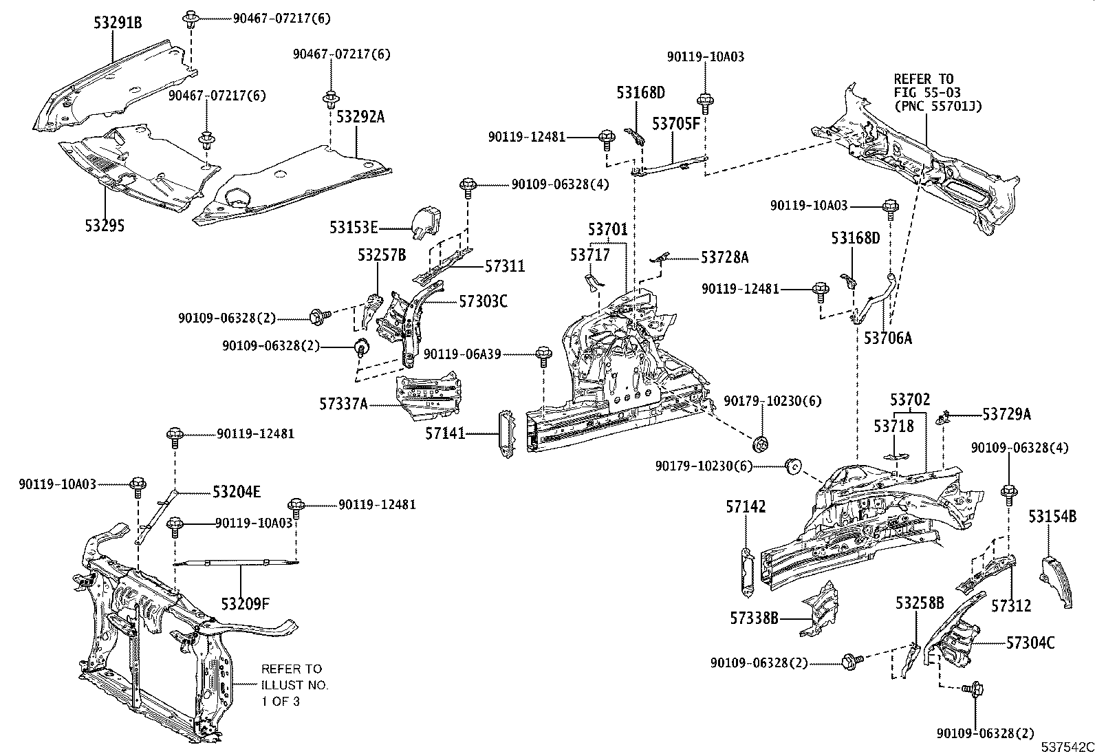 51465-30010 BRACE, RADIATOR SUPPORT, UPPER LH product image