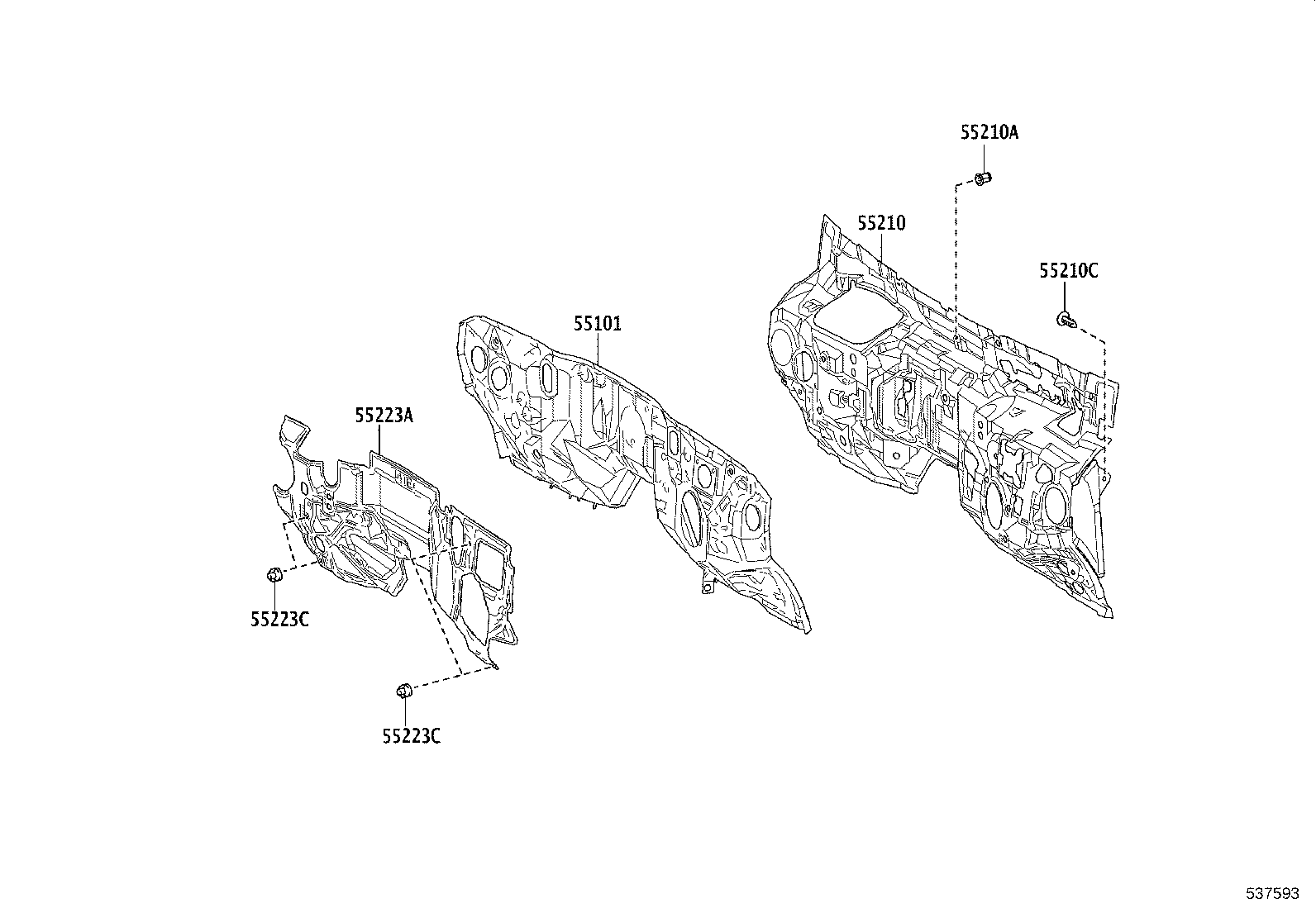 53702-60C00 APRON SUB-ASSY, FRONT FENDER, LH product image