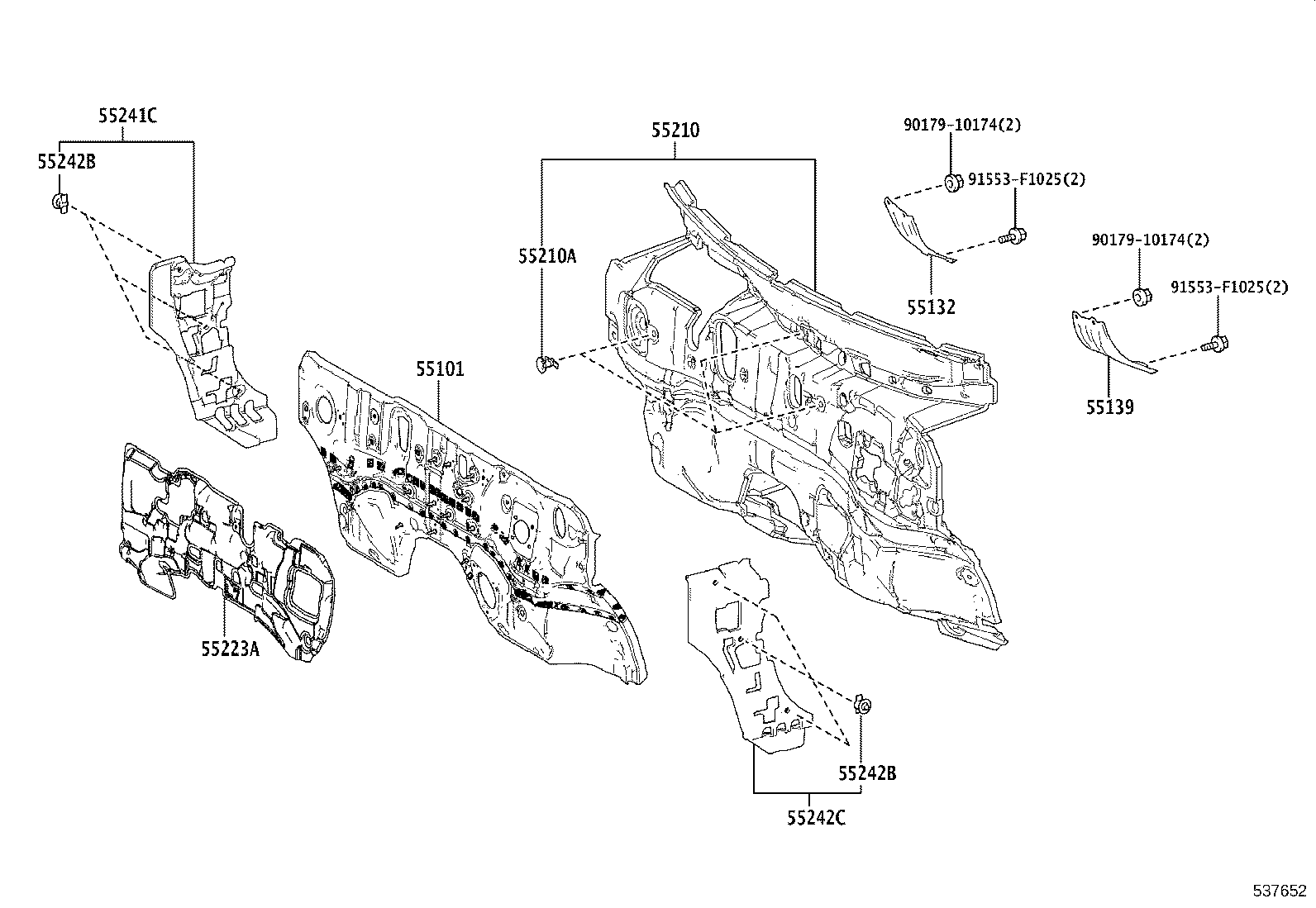16595-F0260 GUIDE, RADIATOR AIR, NO.1 LH product image