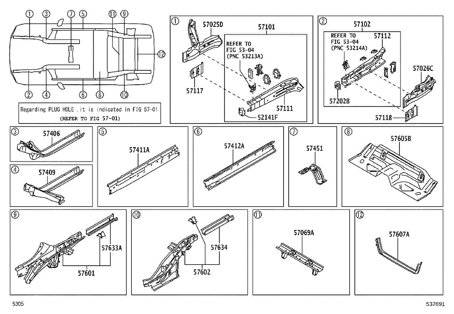 52141-BZ100 ARM, FRONT BUMPER, RH product image