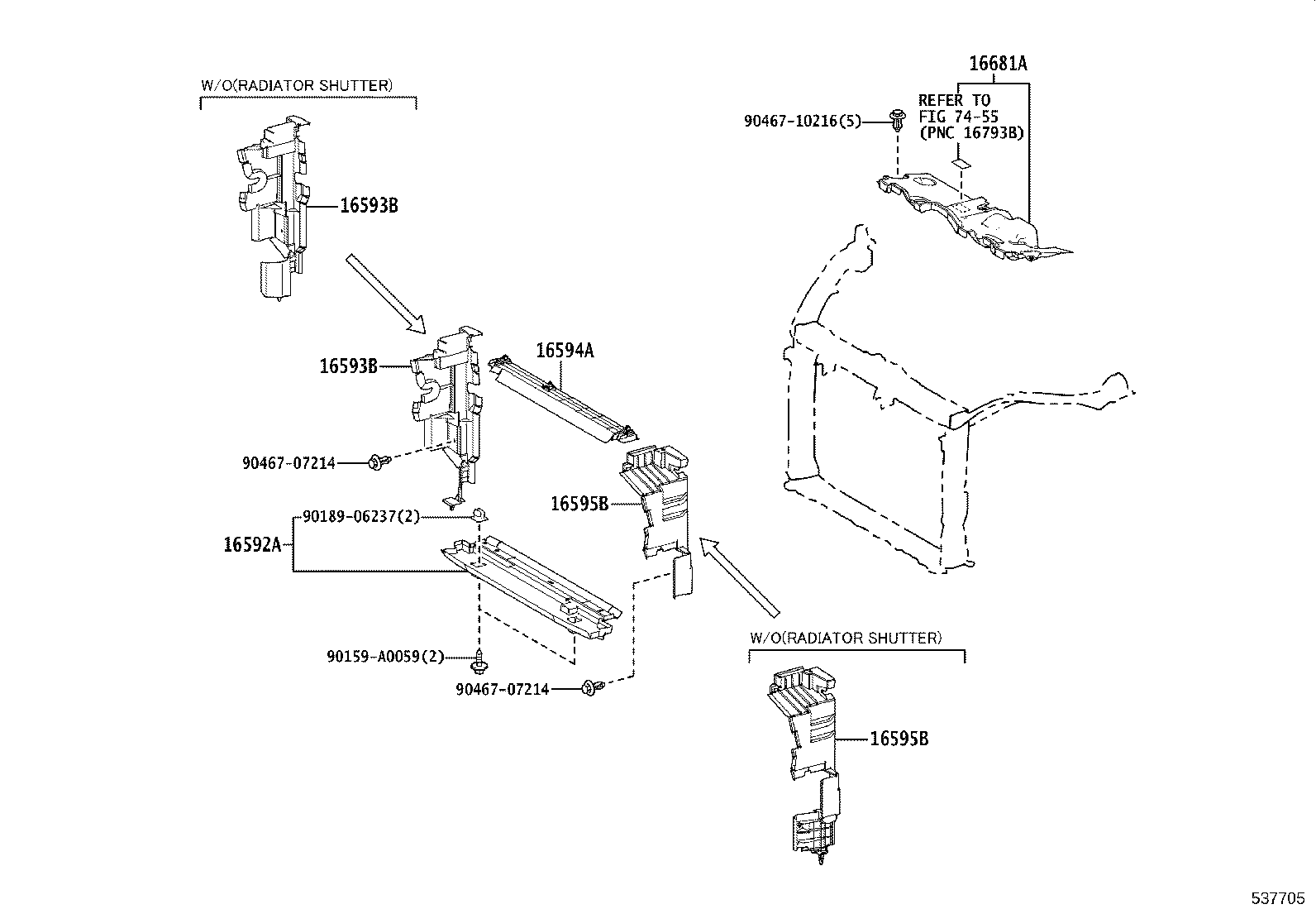 53701-0R060 APRON SUB-ASSY, FRONT FENDER, RH product image