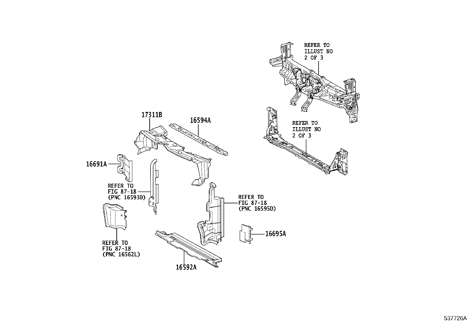 53701-K2010 APRON SUB-ASSY, FRONT FENDER, RH product image