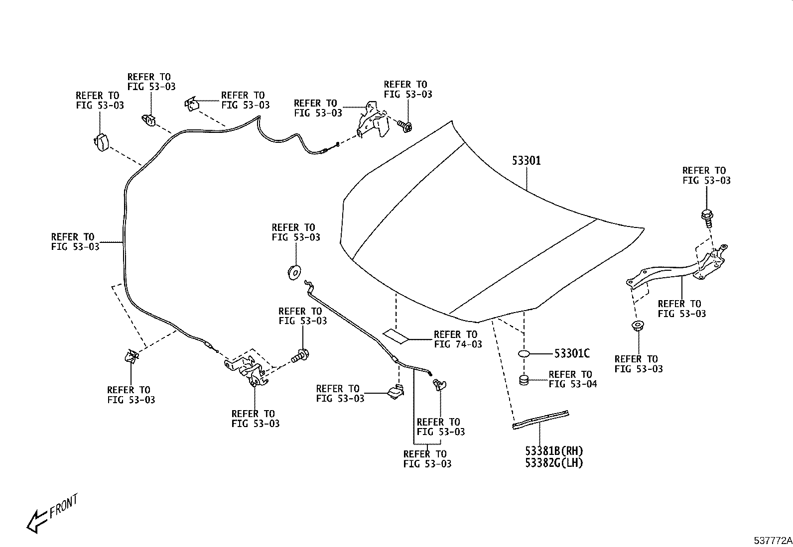 SU003-08641 SEAL, HOOD TO COWL TOP product image