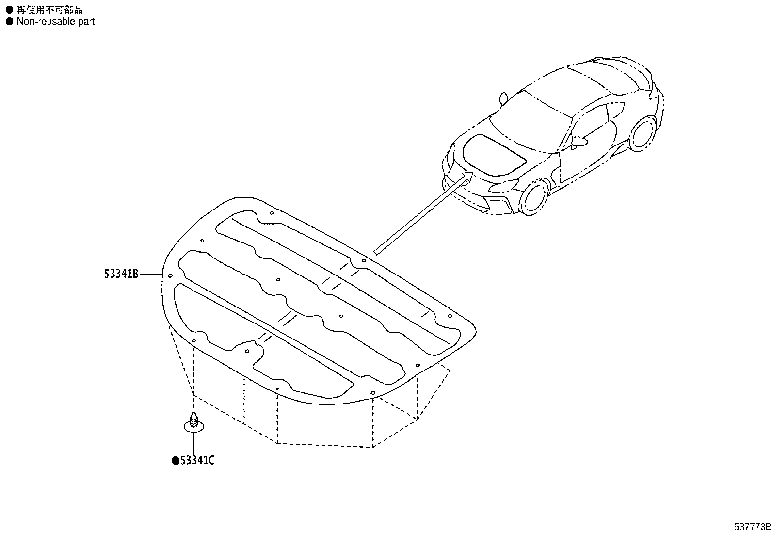 SU003-08641 SEAL, HOOD TO COWL TOP product image