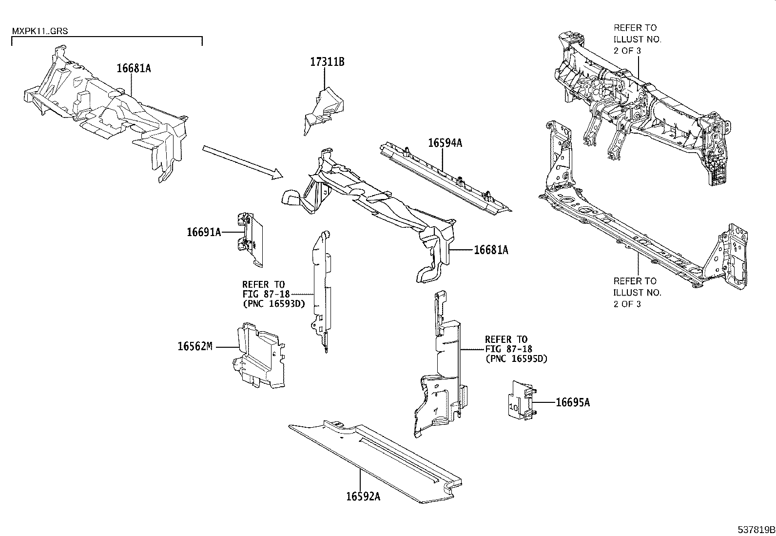 53701-52290 APRON SUB-ASSY, FRONT FENDER, RH product image